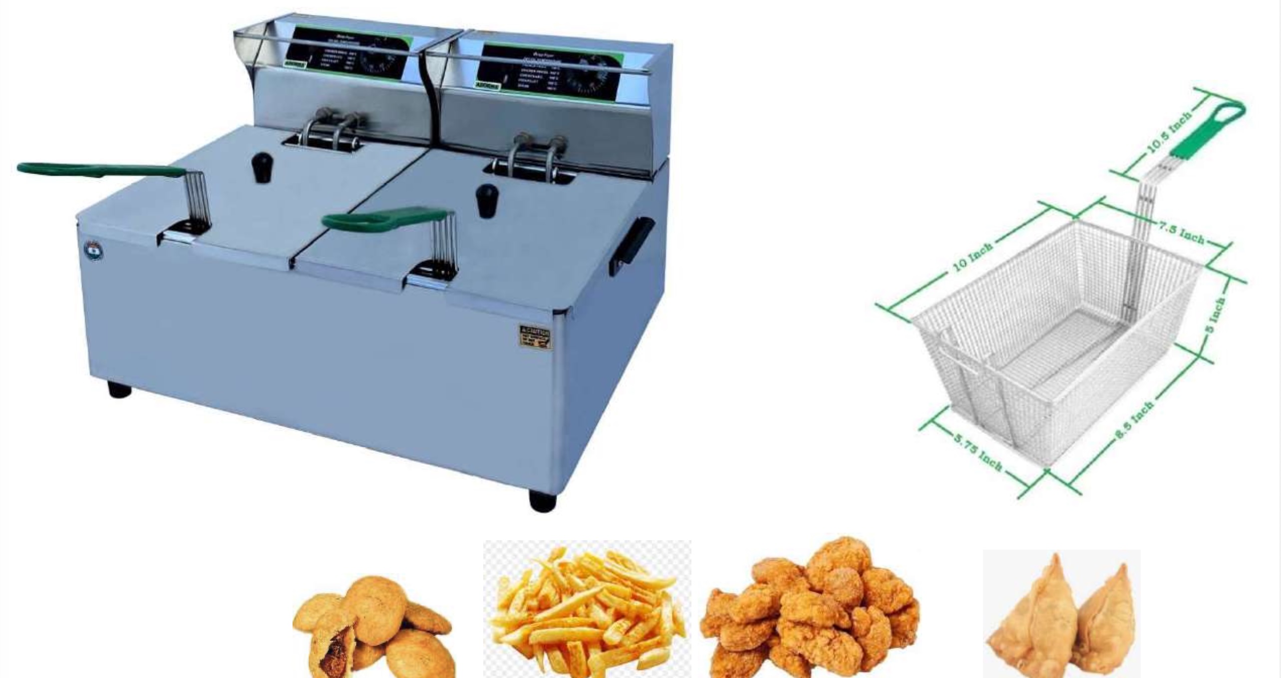 Deep Fryer 8L Double